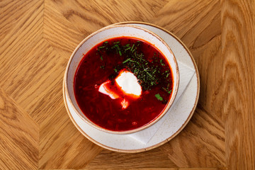 Russian traditional borscht