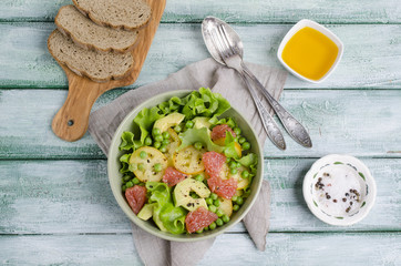 Salad of fresh vegetables