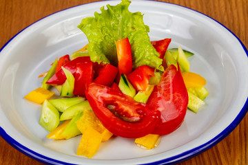 Vegetable tomato salad