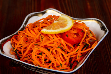 Korean carrot salad
