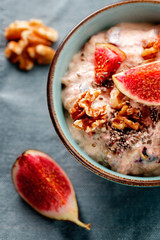 feigen müsli von oben