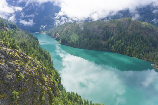 Diablo Lake, North Cascades National Park, Washington, USA