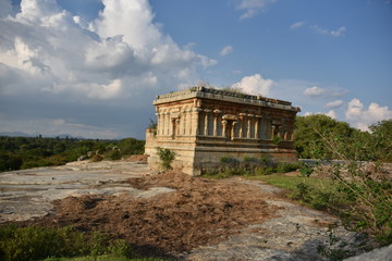 Fototapeta na wymiar Kurudumale Ganesha Temple , Kolar, Karnataka, India