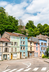 Fototapeta na wymiar Typical french buildings in Epinal, France