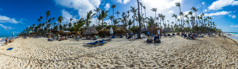 Karibik, große Antillen,  Dominikanische Republik, Region Punta Cana  Strand bei Ounta Cana; Playa...