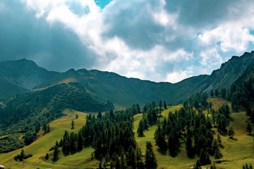 A view of Malbun, ski resort in Liechtenstein