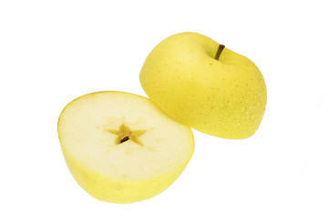 きおうりんご　黄王　白抜き　青森県産