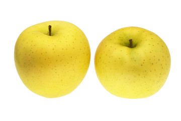 きおうりんご　黄王　白抜き　青森県産