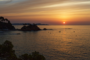 Fototapeta premium Spain, Catalunya, Platja d'Aro