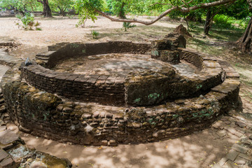 Royal baths at ancient city Polonnaruwa, Sri Lanka