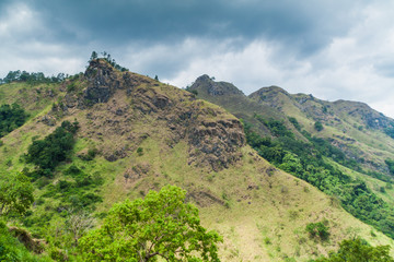 Fototapeta na wymiar Mountains near Ella, Sri Lanka