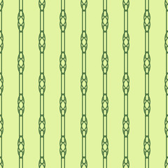 Geometric seamless pattern. Chain, lace