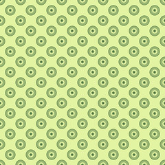 Geometric seamless pattern. Circles, stars