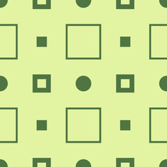 Geometric seamless pattern. Square