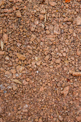 Crushed rock Different shapes and sizes for background