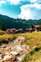 Steg, central Principality of Liechtenstein