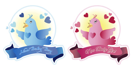 New Baby greetings card