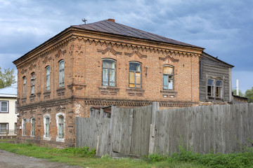 Biysk, an old house on Serf street