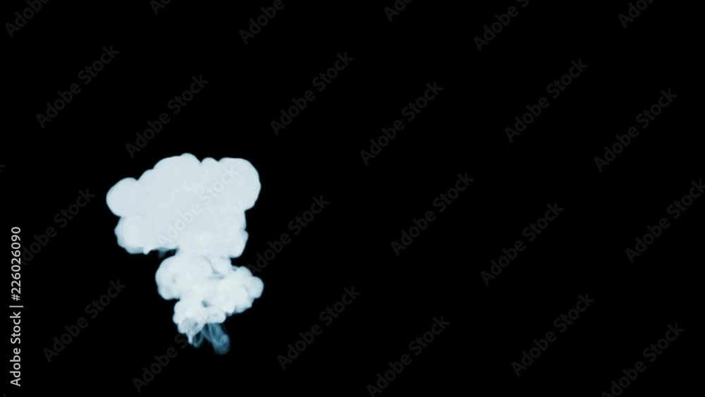 Poster 3d render of smoke simulation isolated on a black background for visual effects with smoke. 5