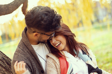 Fototapeta premium Autumn romance