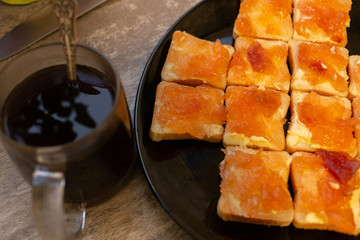 apple jam sandwiches