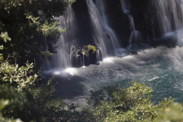 Obraz na płótnie Canvas Burney Falls in sunny California