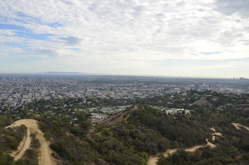 Skyscrapers in Los Angles City California USA