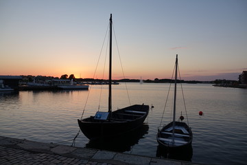 Fototapeta premium Abend bei Karlskrona, Schweden