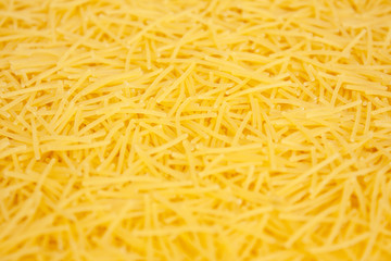 Background texture of vermicelli or pasta.
