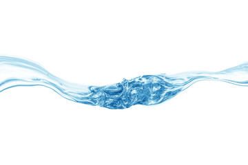 water, Water splash,water splash isolated on white background,blue water splash,  