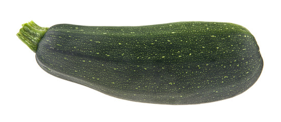 zucchini isolated on white background