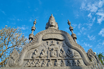 Fototapeta na wymiar a temple from Thailand