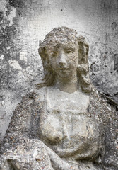 Obraz premium Old Statue of a woman