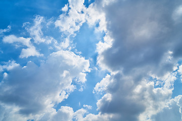 Blue Sky with Clouds