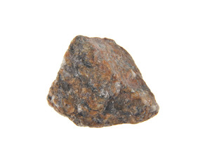 Obraz premium stone isolated on white background. As an element of packaging design