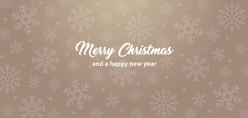 schöne und elegante Grußkarte zu Weihnachten mit Merry Christmas