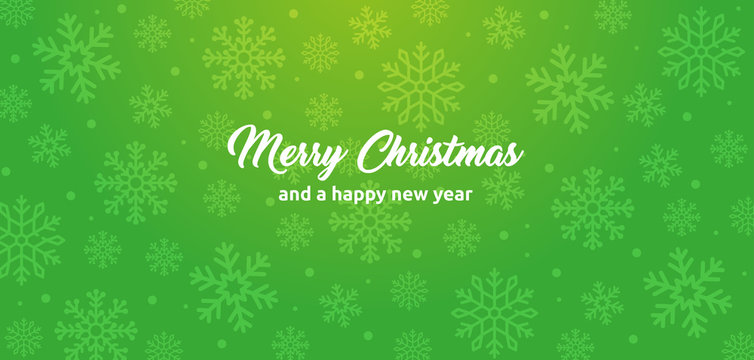 Weihnachts-Gru&szlig;karte im DIN Lang Format mit Schnee