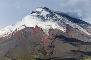 Volcano Cotopaxi, Ecuador / Cotopaxi stratovolcano in the Andes of Ecuador, South America.