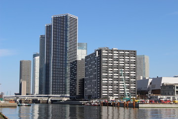 Obraz premium 晴海ふ頭からの眺め