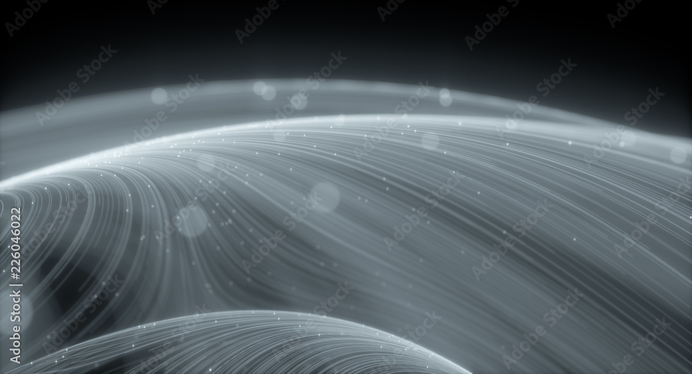Wall mural 3d topographic map background concept. topo contour map. rendering abstract illustration. valleys an