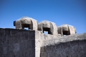 Claraboyas y techos del Convento de Santa Catalina