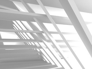 Obraz premium Abstract Modern White Architecture Background