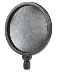 Filter Swivel Mount Mask Shied for Speaking Recording of Microphone isolated on white background