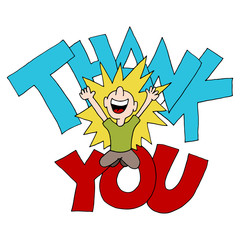 Grateful Thank You From Happy Man