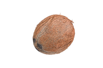Coconut isolated on white background.
