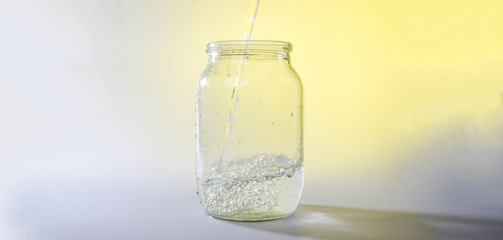 Jar with water