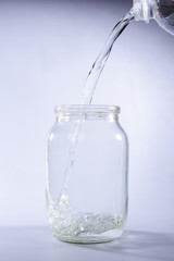 Jar with water