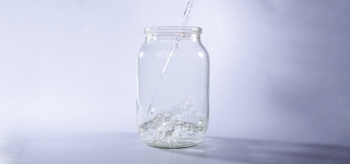 Jar with water