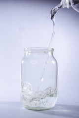 Jar with water