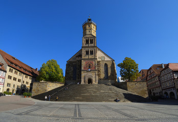 Schwäbisch Hall,Baden-Württemberg,Deutschland: Kirche St. Michael